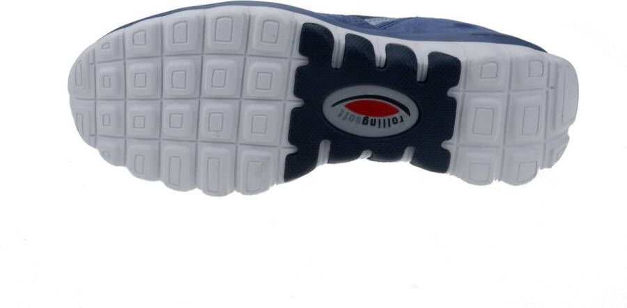 Gabor rollingsoft sensitive 86.964.26 dames rollende wandelsneaker blauw