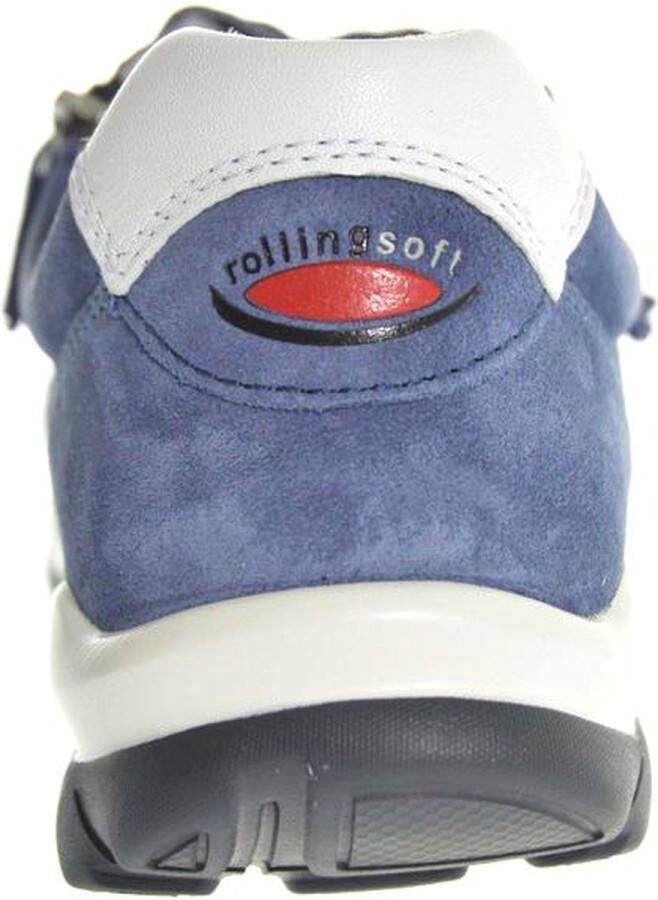 Gabor rollingsoft sensitive 86.968 dames wandelsneaker blauw - Foto 5