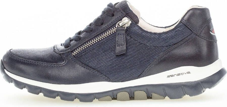 Gabor rollingsoft sensitive 86.968.56 dames rollende wandelsneaker blauw - Foto 4