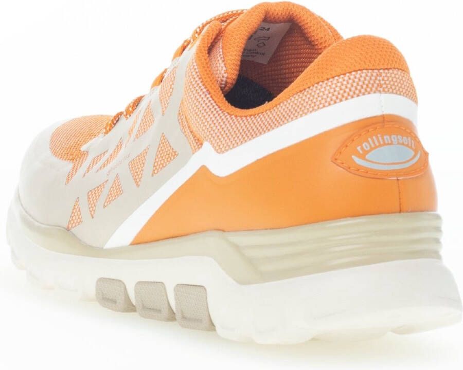 Gabor rollingsoft sensitive 86.989.24 dames rollende wandelsneaker oranje waterdicht