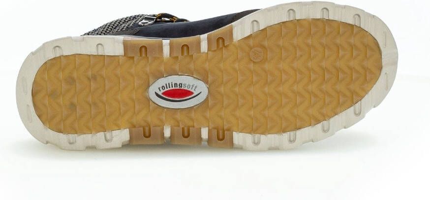 Gabor rollingsoft sensitive 96.825.46 dames rollende wandelsneaker blauw waterdicht - Foto 5