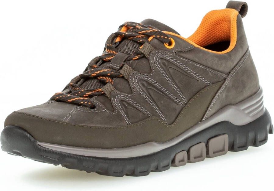 Gabor rollingsoft sensitive 96.925.25 dames rollende wandelsneaker bruin
