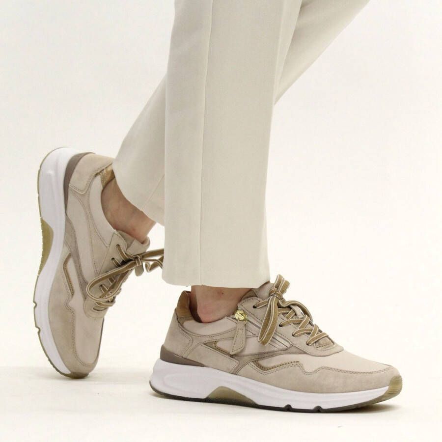 Gabor Rollingsoft Sneaker 26.896.53 Ivory Oasi Taupe