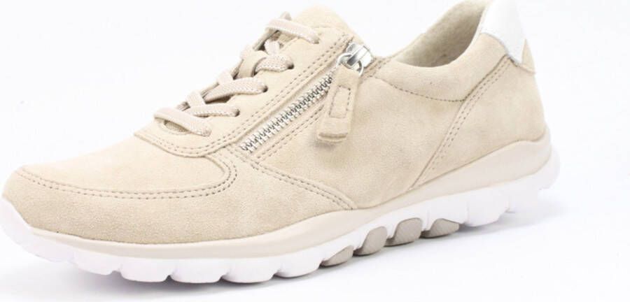 Gabor Rollingsoft Sneaker 26.968.33 Zand Suède