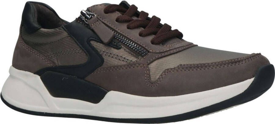 Gabor Rollingsoft Sneaker 96.957.65 Vulcano Donker Taupe
