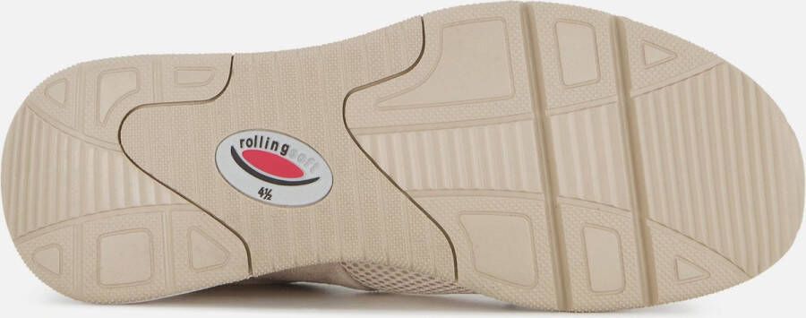 Gabor Textiel sable sneakers met wiebelende zool Beige Dames - Foto 4