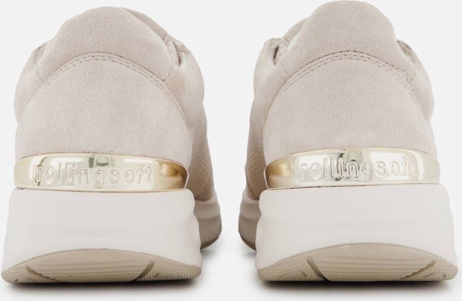 Gabor Textiel sable sneakers met wiebelende zool Beige Dames - Foto 6