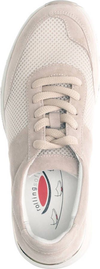 Gabor Textiel sable sneakers met wiebelende zool Beige Dames - Foto 9