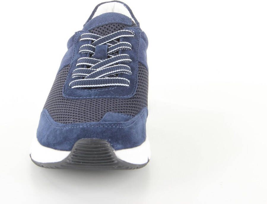 Gabor Rollingsoft Sneakers blauw Textiel Dames