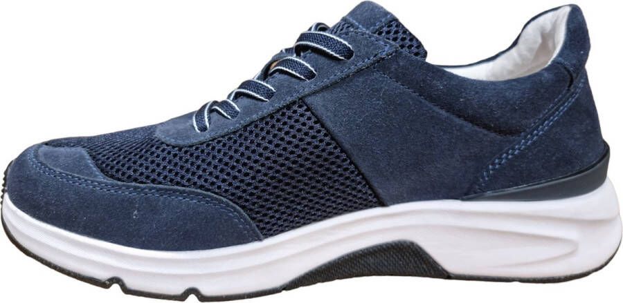 Gabor Rollingsoft Sneakers blauw Textiel Dames