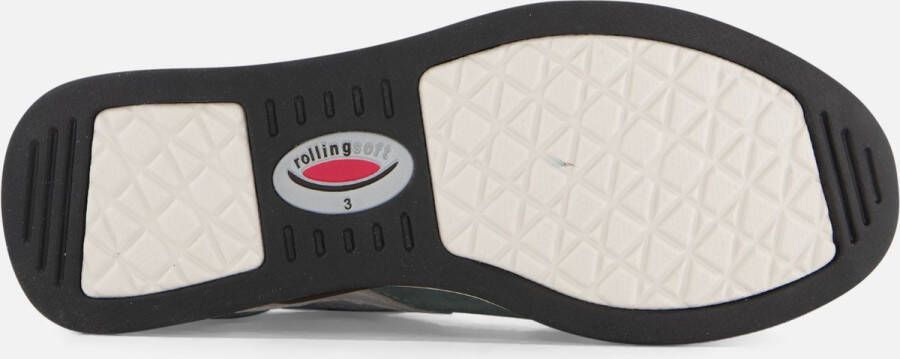Gabor Rollingsoft Sneakers groen Leer Dames