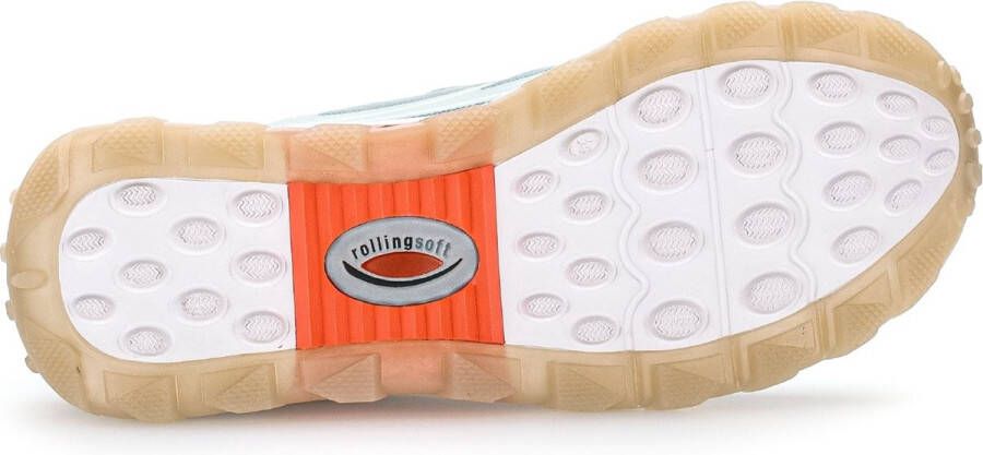 Gabor Rollingsoft Sneakers groen Textiel Dames