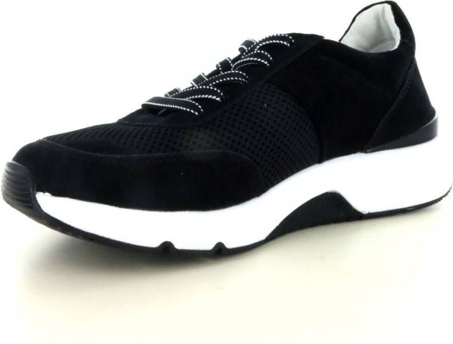 Gabor Rollingsoft Sneakers zwart Textiel Dames
