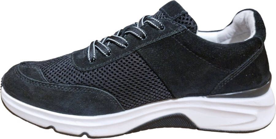 Gabor Rollingsoft Sneakers zwart Textiel Dames