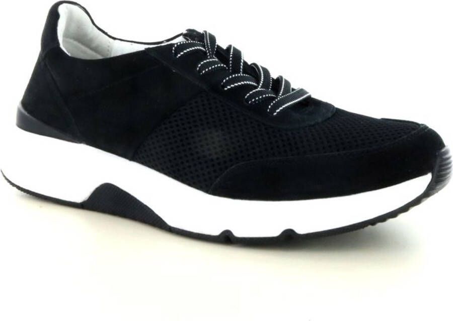 Gabor Rollingsoft Sneakers zwart Textiel Dames