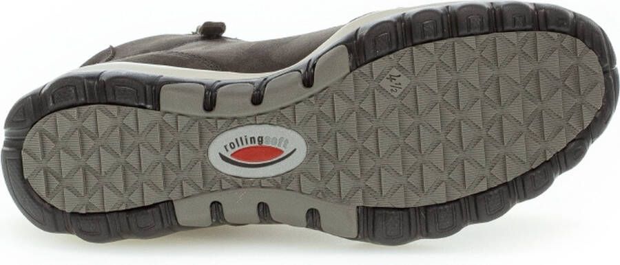 Gabor Rollingsoft Veterboot 96.868.39 Nubuck Donkergrijs