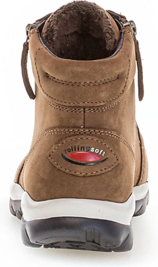 Gabor Rollingsoft Veterboot 96.868.41 Nubuck Bruin Whisky