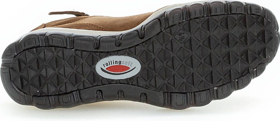 Gabor Rollingsoft Veterboot 96.868.41 Nubuck Bruin Whisky