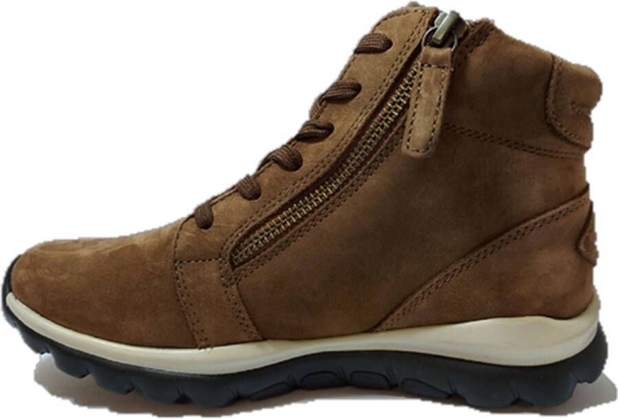 Gabor Rollingsoft Veterboot 96.868.41 Nubuck Bruin Whisky