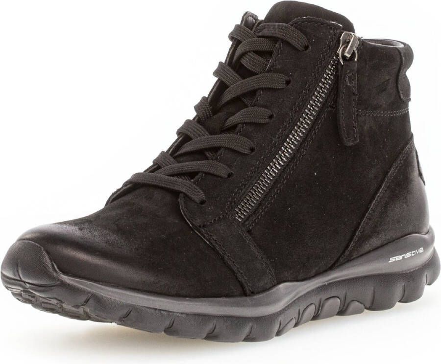 Gabor Rollingsoft Veterboot 96.868.47 Nubuck Zwart