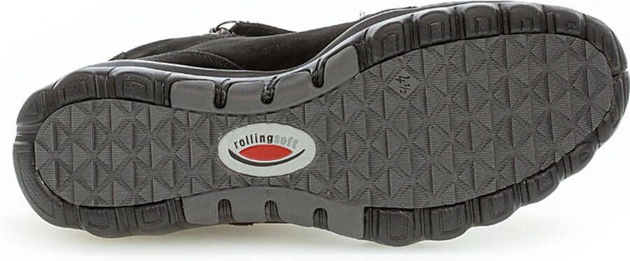 Gabor rollingsoft sensitive 96.868.47 dames rollende wandelsneaker zwart - Foto 12