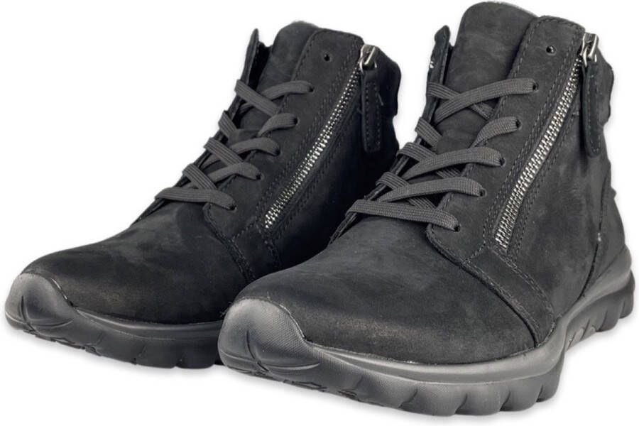 Gabor Rollingsoft Veterboot 96.868.47 Nubuck Zwart