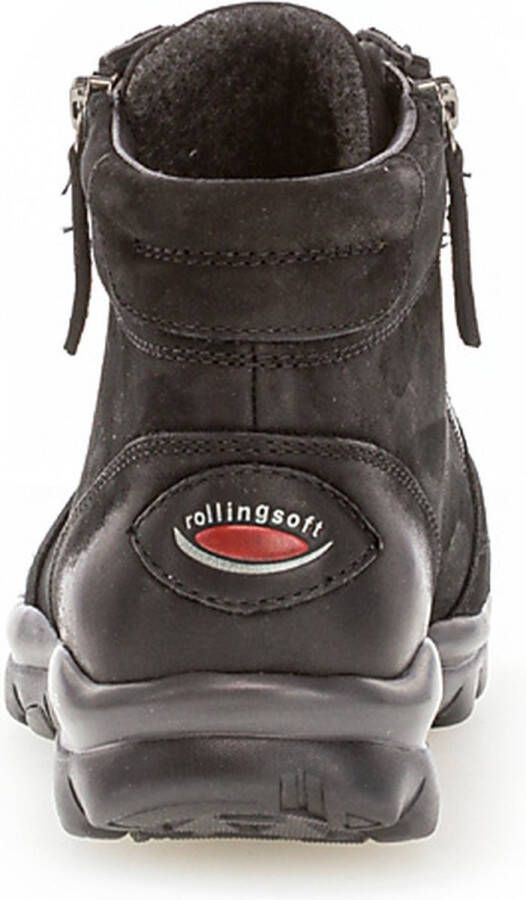Gabor rollingsoft sensitive 96.868.47 dames rollende wandelsneaker zwart - Foto 5