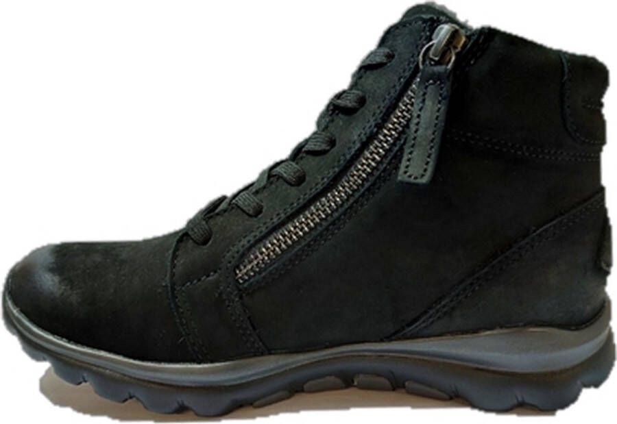 Gabor Rollingsoft Veterboot 96.868.47 Nubuck Zwart