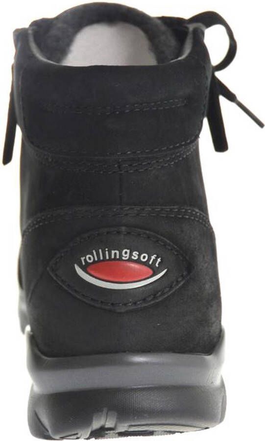 Gabor rollingsoft sensitive 96.868.47 dames rollende wandelsneaker zwart - Foto 10