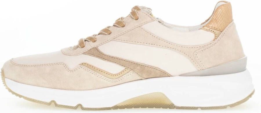 Gabor Rollingsoft Veterschoenen Laag beige