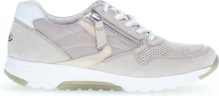 Gabor Rollingsoft Veterschoenen Laag beige