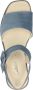 Gabor Blauwe Leren Sandalen Blue Dames - Thumbnail 5