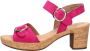 Gabor Gele suède sandaal voor dames Pink Dames - Thumbnail 5