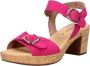 Gabor Gele suède sandaal voor dames Pink Dames - Thumbnail 8