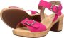 Gabor Gele suède sandaal voor dames Pink Dames - Thumbnail 10