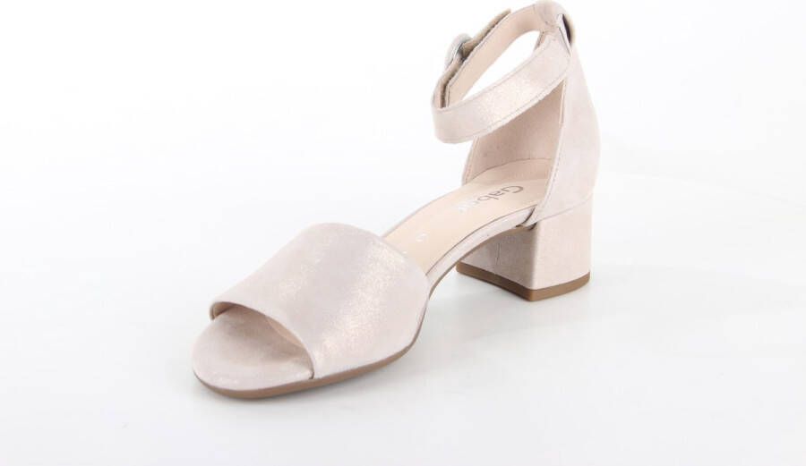 Gabor Sandalen met hak beige Suede Dames