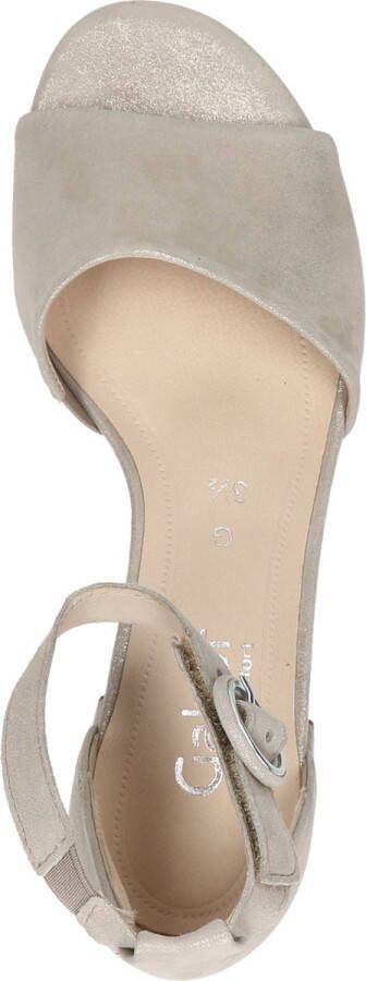 Gabor Sandalen met hak beige Suede Dames