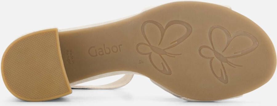 Gabor Sandalen met hak beige Suede Dames