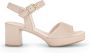 Gabor Sandalen met hak beige Suede Dames - Thumbnail 8