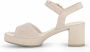 Gabor Sandalen met hak beige Suede Dames - Thumbnail 9