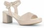 Gabor Sandalen met hak beige Suede Dames - Thumbnail 10