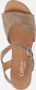 Gabor Sandalen met hak beige Suede Dames - Thumbnail 3