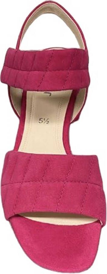 Gabor Sandalen met hak roze Suede Dames