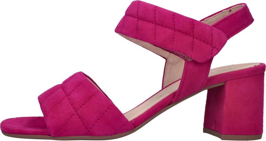 Gabor Sandalen met hak roze Suede Dames