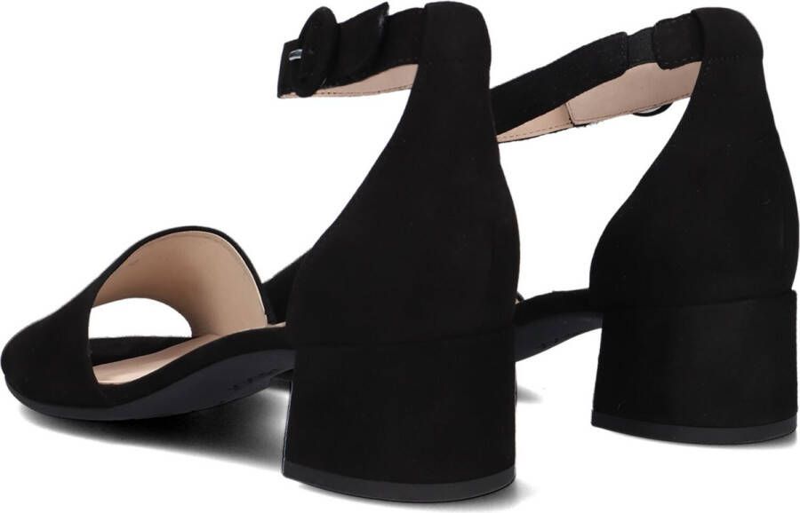 Gabor Sandalen met hak zwart Suede Dames