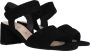 Gabor Zwarte Suède Sandalette met 6cm Hak Black Dames - Thumbnail 4
