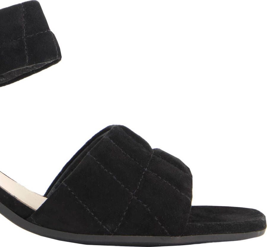 Gabor Zwarte Suède Sandalette met 6cm Hak Black Dames - Foto 8