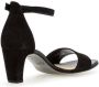 Gabor Sandalen met hak zwart Suede Dames - Thumbnail 4