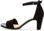 Gabor Sandalen met hak zwart Suede Dames - Thumbnail 5