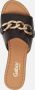 Gabor Metalen Ketting Dames Slippers Zwart Black Dames - Thumbnail 14